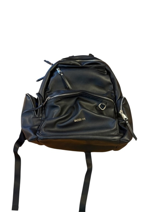 Madden Nyc Handbags - Madden NYC Black Faux Leather Backpack